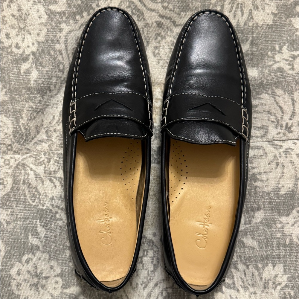 Cole Haan Black Leather Women’s Loafers